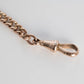 Edwardian 9ct Rose Gold Double Graduated Curb Chain - Friar House