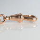 Edwardian 9ct Rose Gold Double Graduated Curb Chain - Friar House