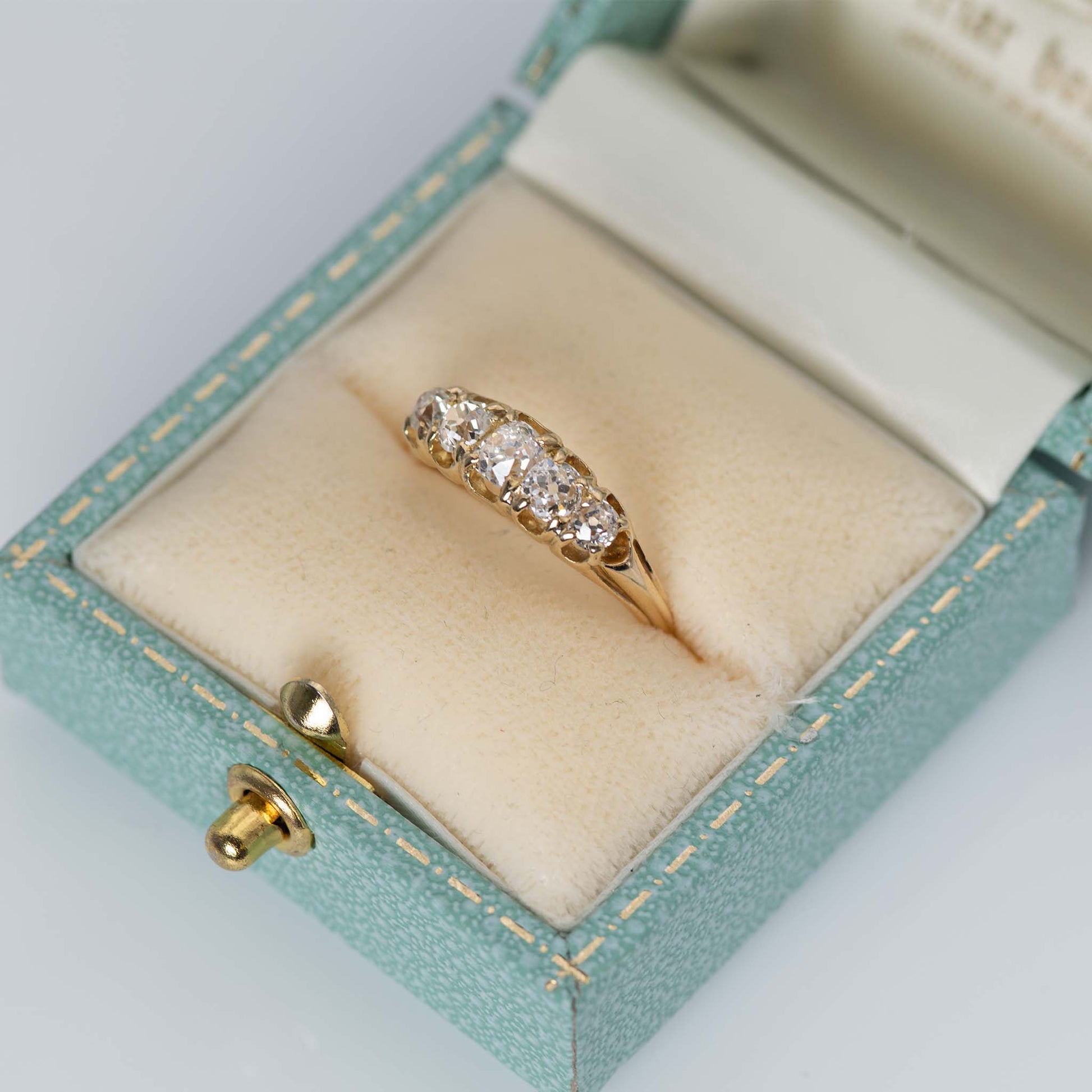 Victorian 18ct Gold Five Stone Diamond Ring - Friar House