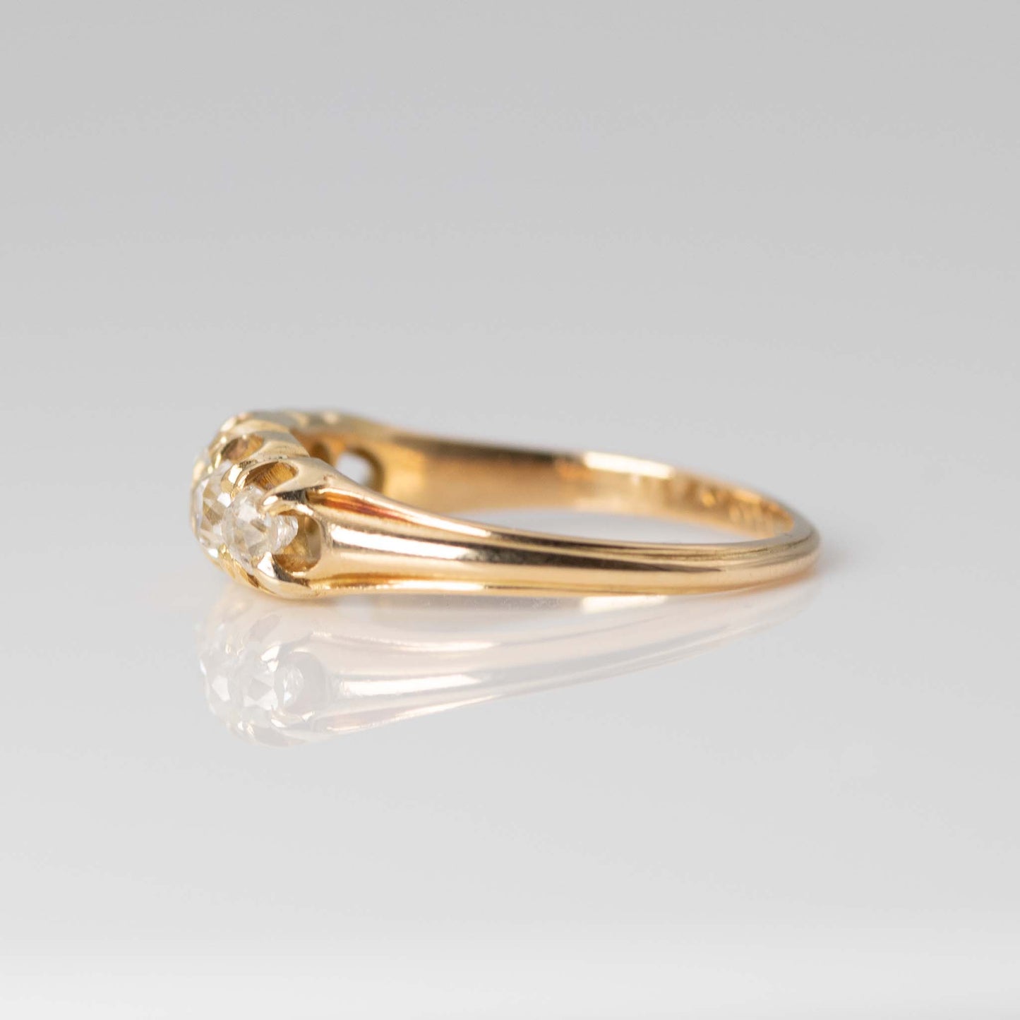 Victorian 18ct Gold Five Stone Diamond Ring - Friar House