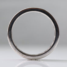 Vintage 18ct White Gold 1 Carat Diamond Eternity Ring Size P 1/2