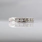Vintage 18ct White Gold 1 Carat Diamond Eternity Ring Size P1/2 - Friar House
