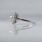 Vintage 18ct White Gold 1.80 Carat Diamond Cluster Ring - Friar House