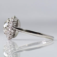 Vintage 18ct White Gold 1.80 Carat Diamond Cluster Ring - Friar House