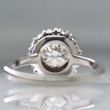 Vintage 18ct White Gold 1.80 Carat Diamond Cluster Ring - Friar House