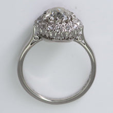 Vintage 18ct White Gold 1.80 Carat Diamond Cluster Ring - Friar House