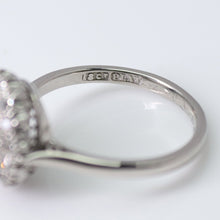 Vintage 18ct White Gold 1.80 Carat Diamond Cluster Ring - Friar House