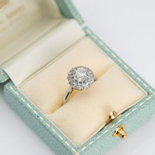 Vintage 18ct White Gold 1.80 Carat Diamond Cluster Ring - Friar House