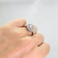 Vintage 18ct White Gold 2.20 Carat Diamond Cluster Ring - Friar House