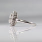 Vintage 18ct White Gold 2.20 Carat Diamond Cluster Ring - Friar House