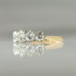 Vintage 18ct Yellow Gold 1.95 Carat Diamond Five Stone Ring - Friar House