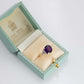 Vintage 18ct Yellow Gold 4 Carat Amethyst and Diamond Ring - Friar House
