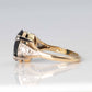 Vintage 18ct Yellow Gold 4.5 Carat Green Tourmaline and Diamond Ring - Friar House
