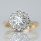 Vintage 18ct Yellow Gold Diamond Cluster Ring - Friar House