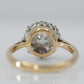 Vintage 18ct Yellow Gold Diamond Cluster Ring - Friar House