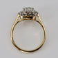 Vintage 18ct Yellow Gold Diamond Cluster Ring - Friar House