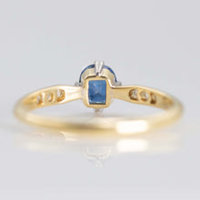 Vintage 18ct Yellow Gold Sapphire Ring - Friar House
