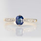 Vintage 18ct Yellow Gold Sapphire Ring - Friar House