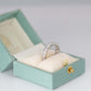 Vintage 1940's Platinum Full Set Eternity Ring Size M 1/2 - Friar House