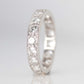 Vintage 1940's Platinum Full Set Eternity Ring Size M 1/2 - Friar House