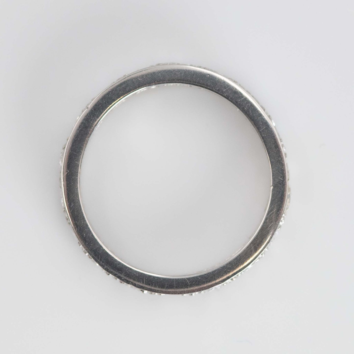 Vintage 1940's Platinum Full Set Eternity Ring Size M 1/2 - Friar House