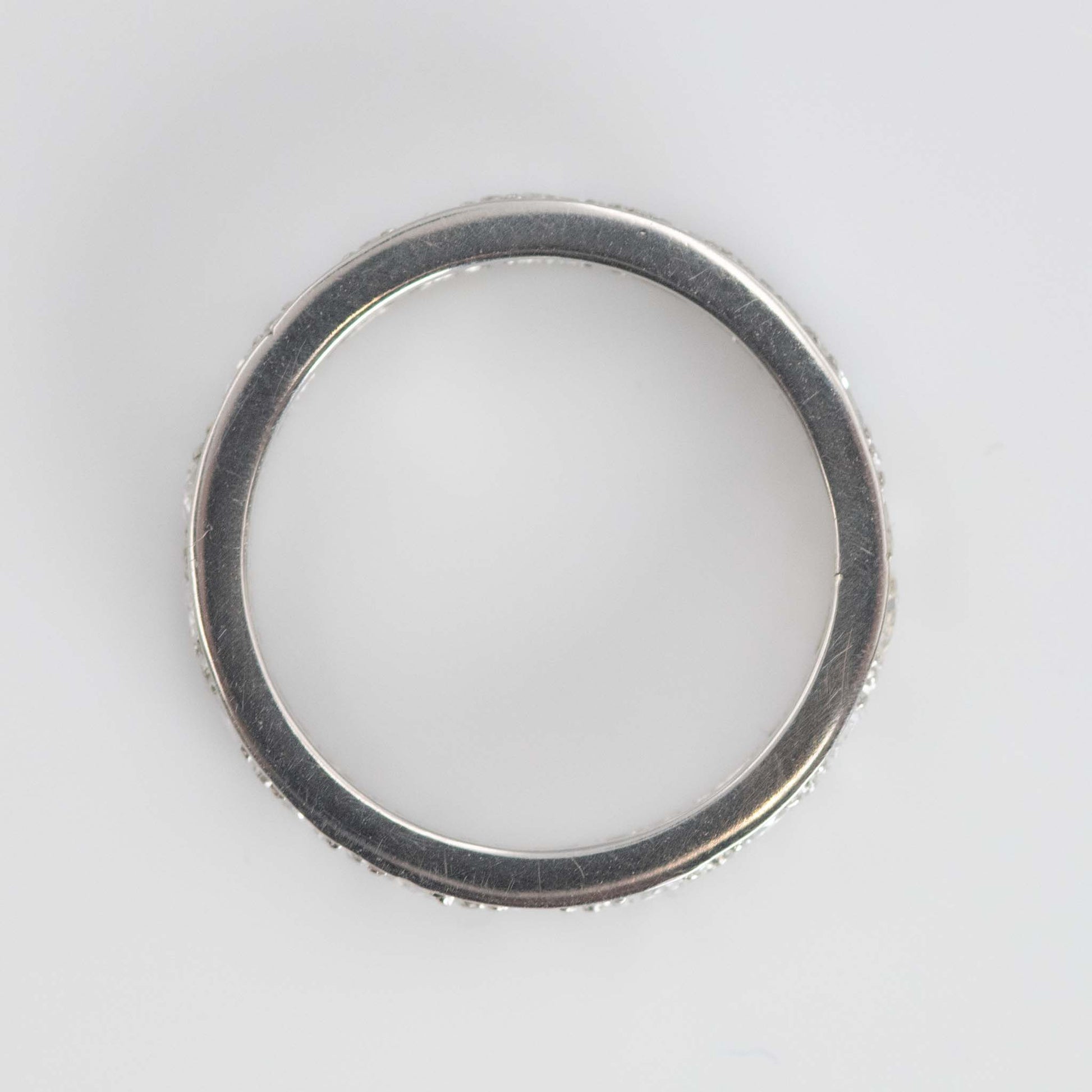 Vintage 1940's Platinum Full Set Eternity Ring Size M 1/2 - Friar House