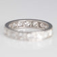 Vintage 1940's Platinum Full Set Eternity Ring Size M 1/2 - Friar House