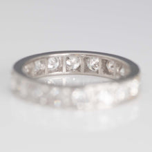 Vintage 1940's Platinum Full Set Eternity Ring Size M 1/2 - Friar House