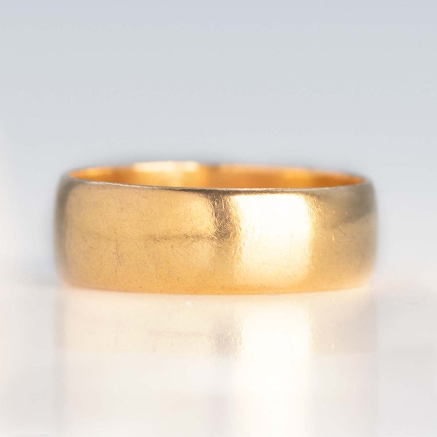 Vintage 22ct Yellow Gold Wedding Band Hallmarked 1963 - Friar House