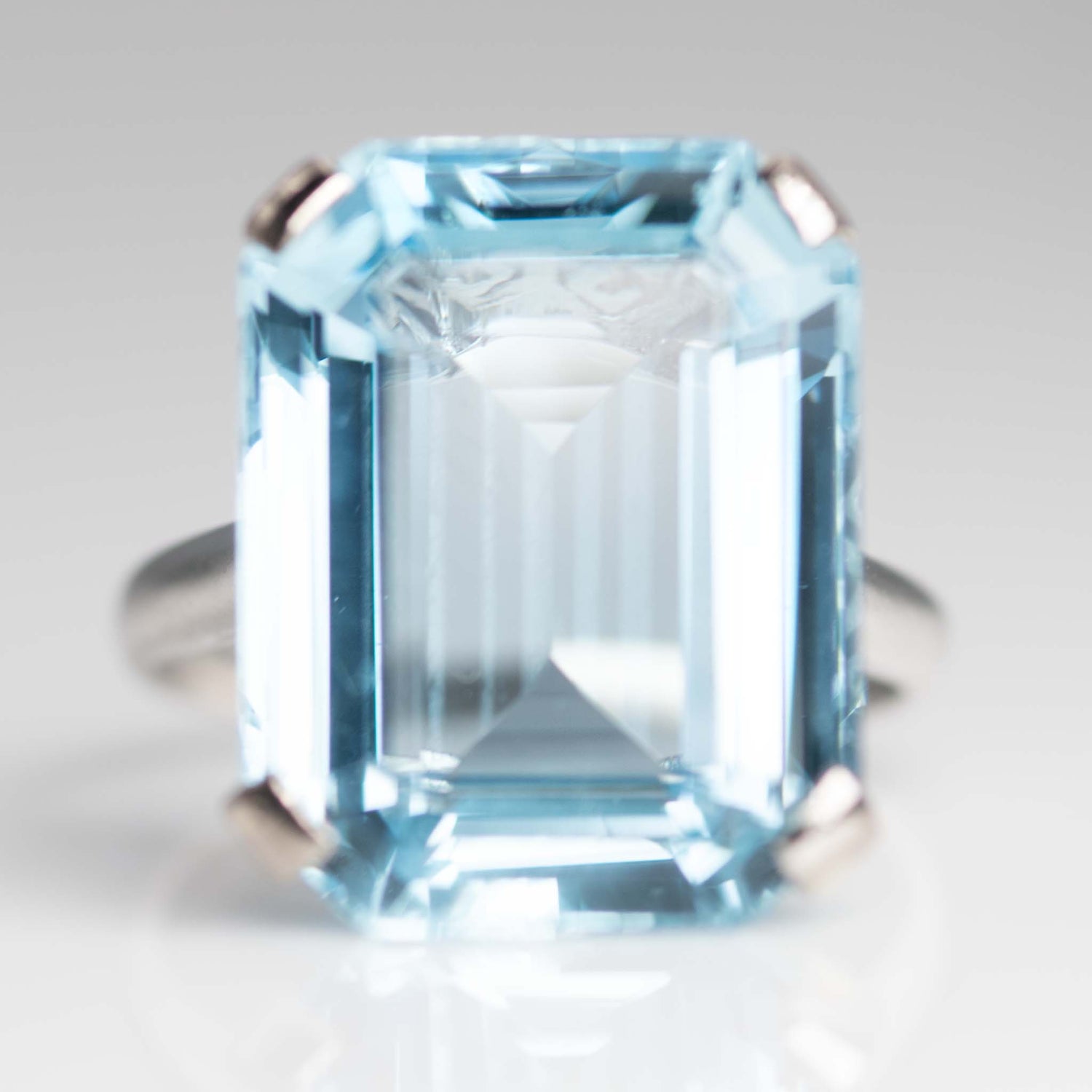 Art Deco Aquamarine Rings