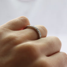 Vintage Platinum 1.75 Carat Diamond Eternity Ring Size M 1/2 - Friar House