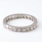Vintage Platinum 1.75 Carat Diamond Eternity Ring Size M 1/2 - Friar House