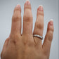 Vintage Platinum 2 carat Diamond Full Set Eternity Ring Size M 1/2 - Friar House