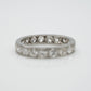 Vintage Platinum 2 Carat Diamond Full Set Eternity Ring Size M1/2 - Friar House