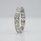 Vintage Platinum 2 Carat Diamond Full Set Eternity Ring Size M1/2 - Friar House