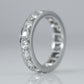 Vintage Platinum 2.80 Carat Diamond Full Eternity Ring Size Q - Friar House