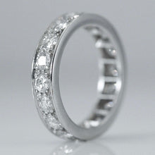 Vintage Platinum 2.80 Carat Diamond Full Eternity Ring Size Q - Friar House