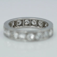 Vintage Platinum 2.80 Carat Diamond Full Eternity Ring Size Q - Friar House