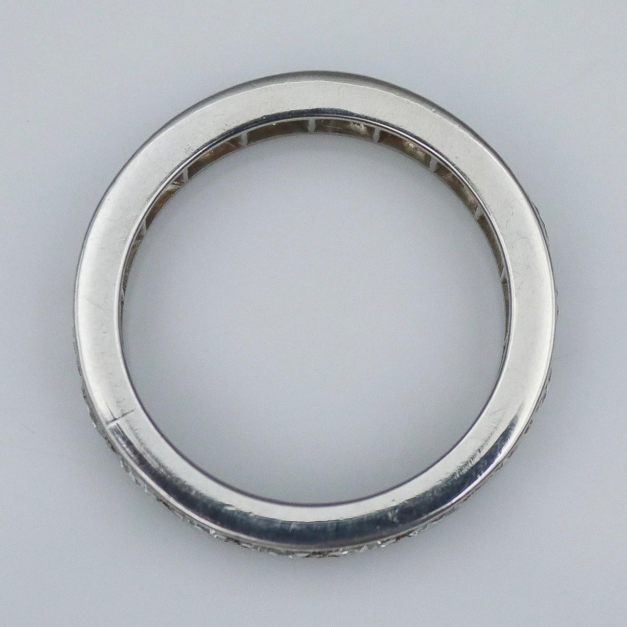 Vintage Platinum 2.80 Carat Diamond Full Eternity Ring Size Q - Friar House