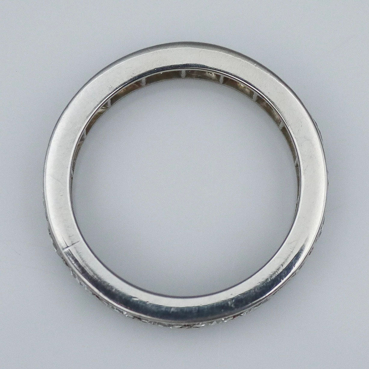 Vintage Platinum 2.80 Carat Diamond Full Eternity Ring Size Q - Friar House