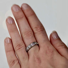 Vintage Platinum 2.80 Carat Diamond Full Eternity Ring Size Q - Friar House