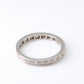 Vintage Platinum Diamond Eternity Ring Size M - Friar House