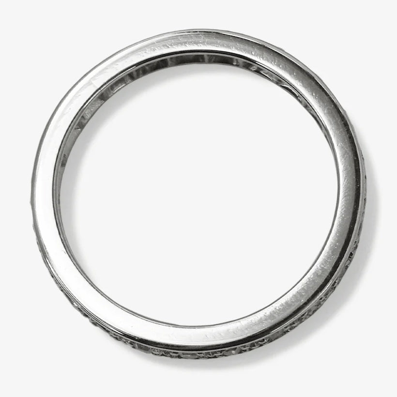 Vintage Platinum Diamond Eternity Ring Size M - Friar House