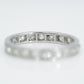 Vintage Platinum Diamond Eternity Ring Size N 1/2 - Friar House