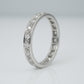 Vintage Platinum Diamond Eternity Ring Size N1/2 - Friar House