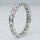 Vintage Platinum Diamond Eternity Ring Size N 1/2 - Friar House
