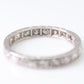 Vintage Platinum Diamond Eternity Ring Size O 1/2 - Friar House