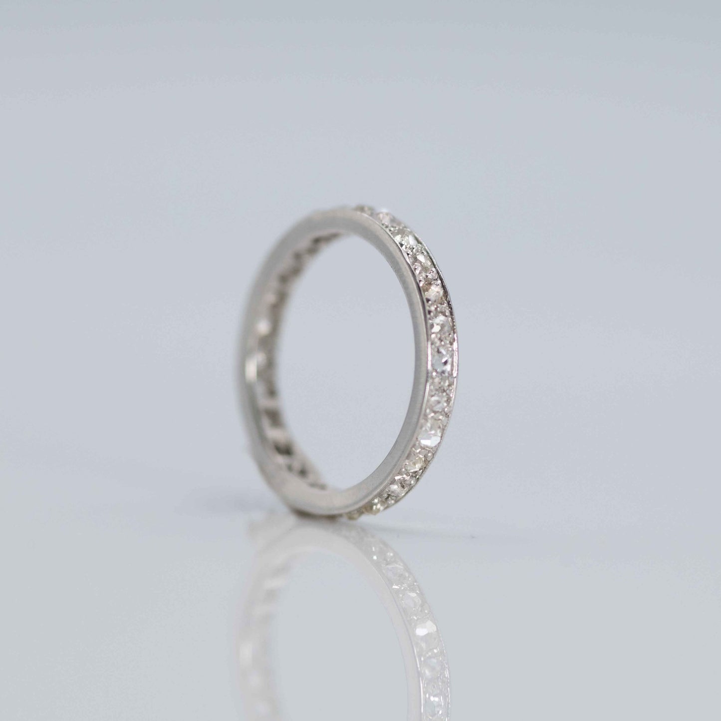 Vintage Platinum Diamond Full Set Eternity Ring - Friar House