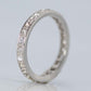 Vintage Platinum Diamond Full Set Eternity Ring Size L 1/2 - Friar House