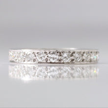 Vintage Platinum Diamond Full Set Eternity Ring Size M1/2 - Friar House